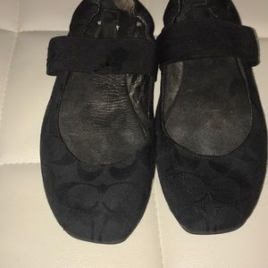 Black Coach flats